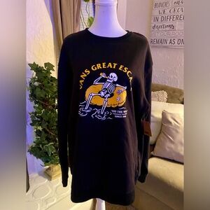 Vans Black Permanent Vacat Hoodie NWT